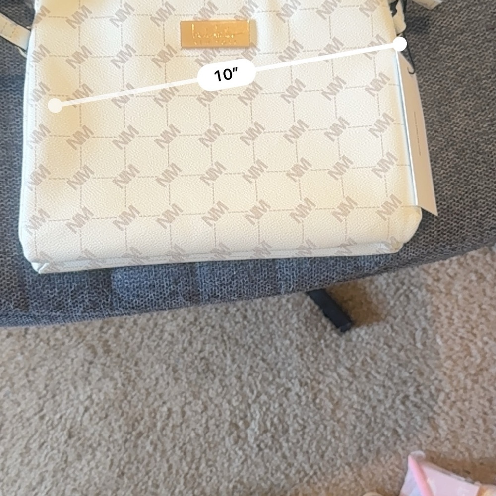 Stylish Cream Crossbody Bag